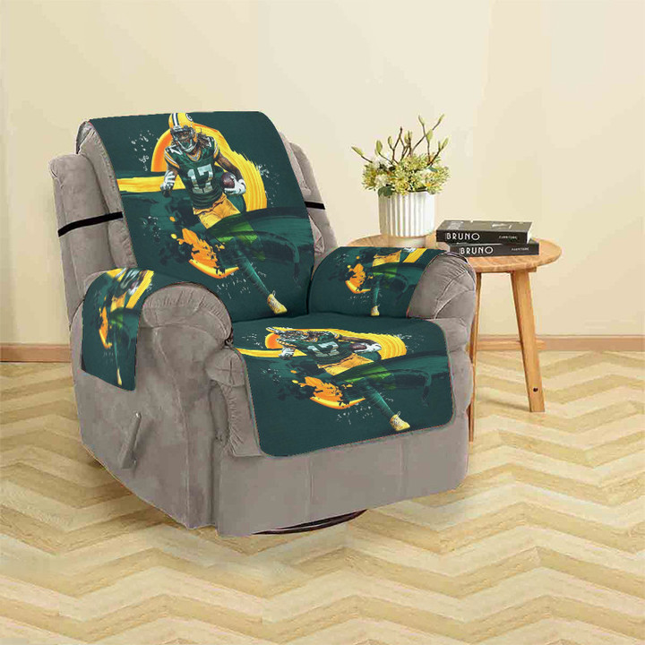 Green Bay Packers Davante Adams no17 Sofa Protector Slip Cover