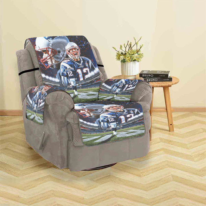 New England Patriots Tom Brady5 Sofa Protector Slip Cover