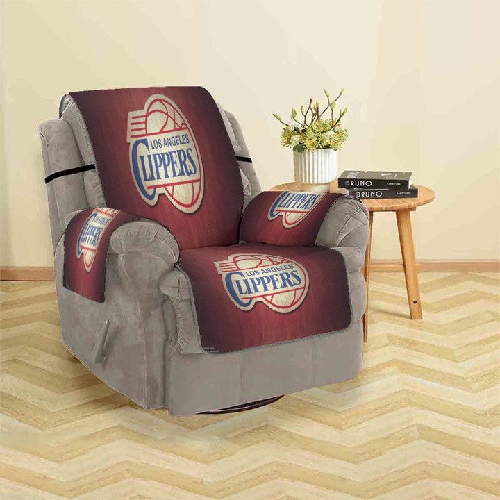 Los Angeles Clippers Wood Sofa Protector Slip Cover