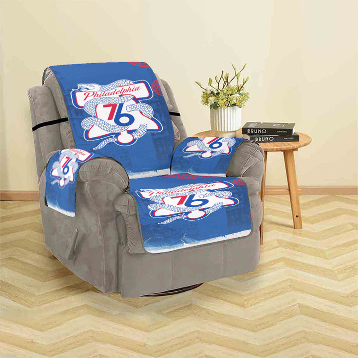 Philadelphia 76ers City Sofa Protector Slip Cover