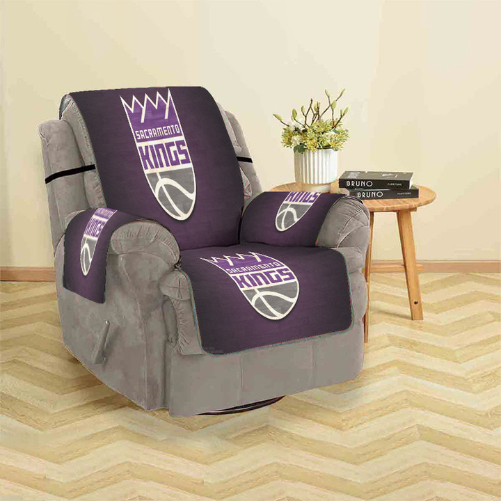 Sacramento Kings Emblem Wood3 Sofa Protector Slip Cover