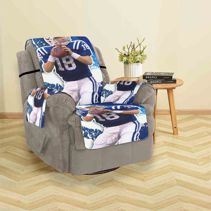 Indianapolis Colts Peyton Manning2 m3 Sofa Protector Slip Cover