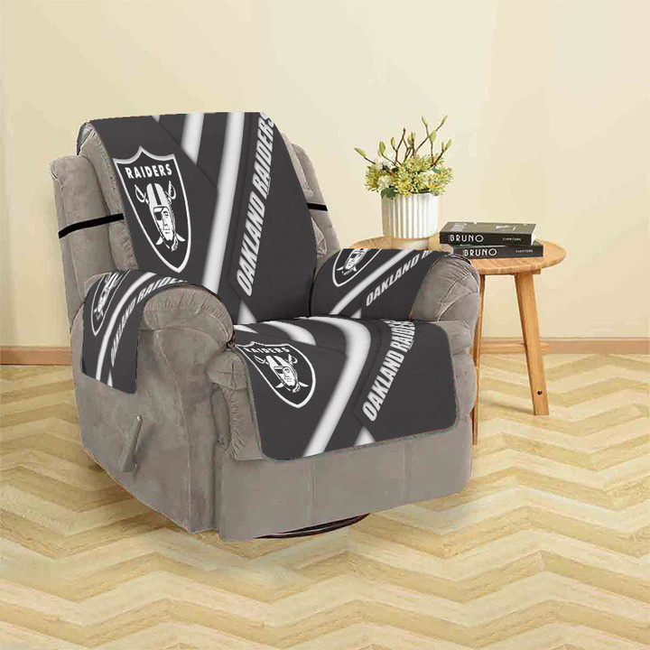 Las Vegas Raiders Logo Flag3 Sofa Protector Slip Cover