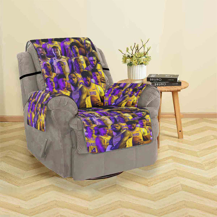 Los Angeles Lakers Players v15 Sofa Protector Slip Cover