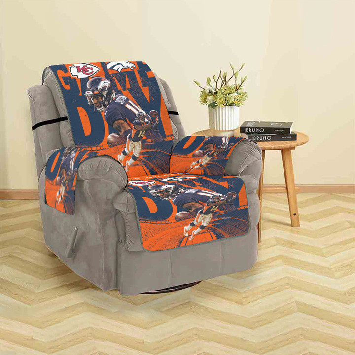 Denver Broncos Courtland Sutton Sofa Protector Slip Cover