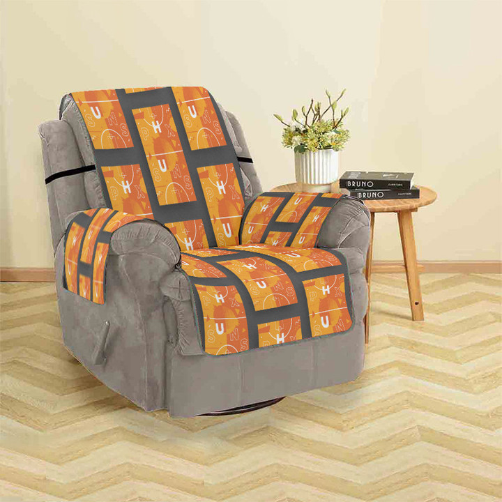 Phoenix Suns Emblem Field Sofa Protector Slip Cover