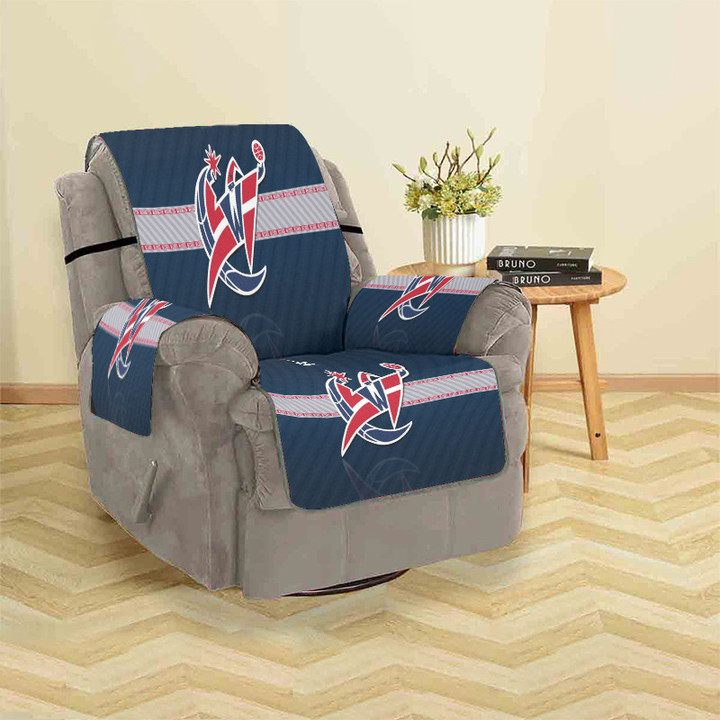 Washington Wizards Red White Line Sofa Protector Slip Cover