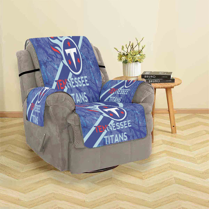 Tennessee Titans Emblem v2 Sofa Protector Slip Cover