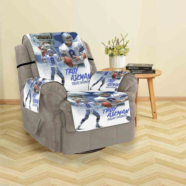 Dallas Cowboys Troy Aikman1 Sofa Protector Slip Cover