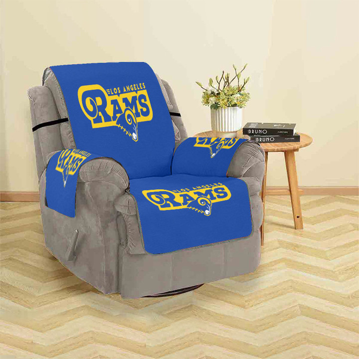 Los Angeles Rams Blue Yellow Sofa Protector Slip Cover
