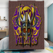 Minnesota Vikings Emblem v4 Gift For Fan 3D Full Printing Quilt