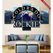 Colorado Rockies Wall Art Painting Canvas Poster 3612