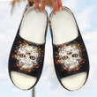Indianapolis Colts Skull Fire All Over Print Fashion Slides Sandals