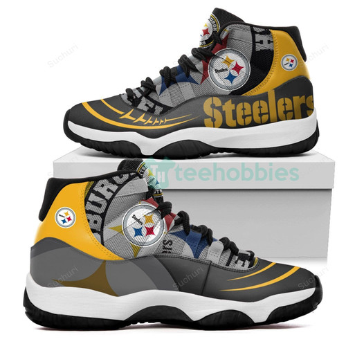 Pittsburgh Steelers New JD11 Shoes Sport Sneakers Fans