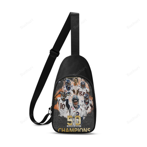 Denver Broncos Denver Broncos 50 Champs Gift For Fan 3D Full Printing Sport Chest Bag