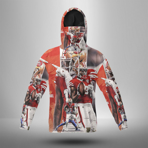 Arizona Cardinals Deebo Samuel1 3d Hoodie With Mask