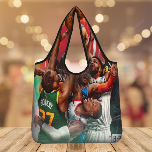 Utah Jazz Players v33 Shopping Bag Large Version