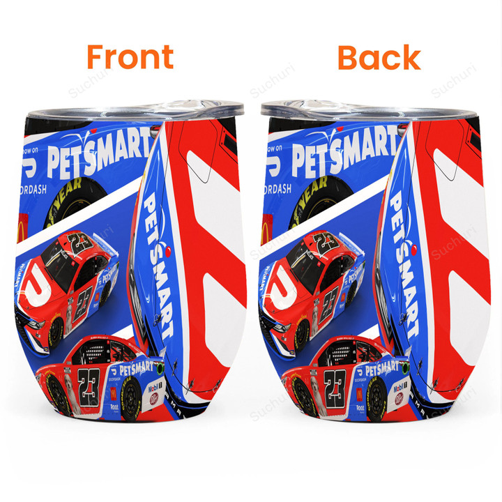 23XI Racing Cars10 Gift For Fan 3D Full Printing Wine Tumbler