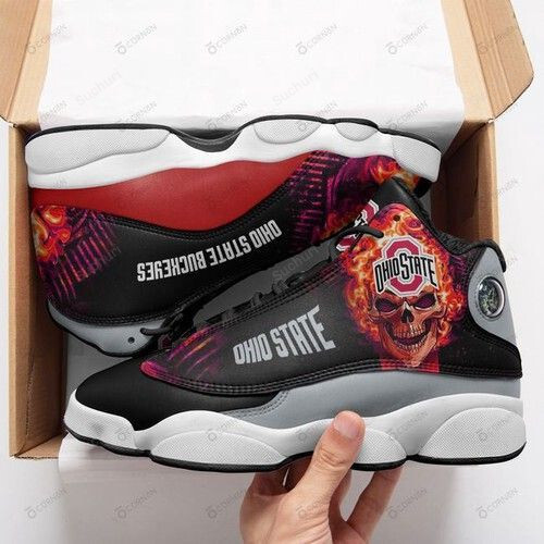 Ohio State Buckeyes JD13 Sneakers Personalized Shoes Design