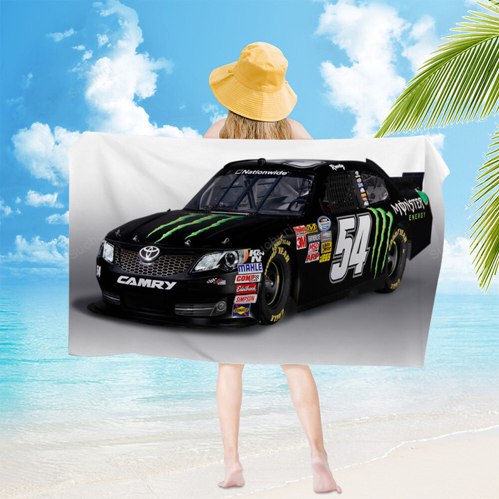 Joe Gibbs Racing Car10 Gift For Fan 3D Full Printing Pool Beach Towel