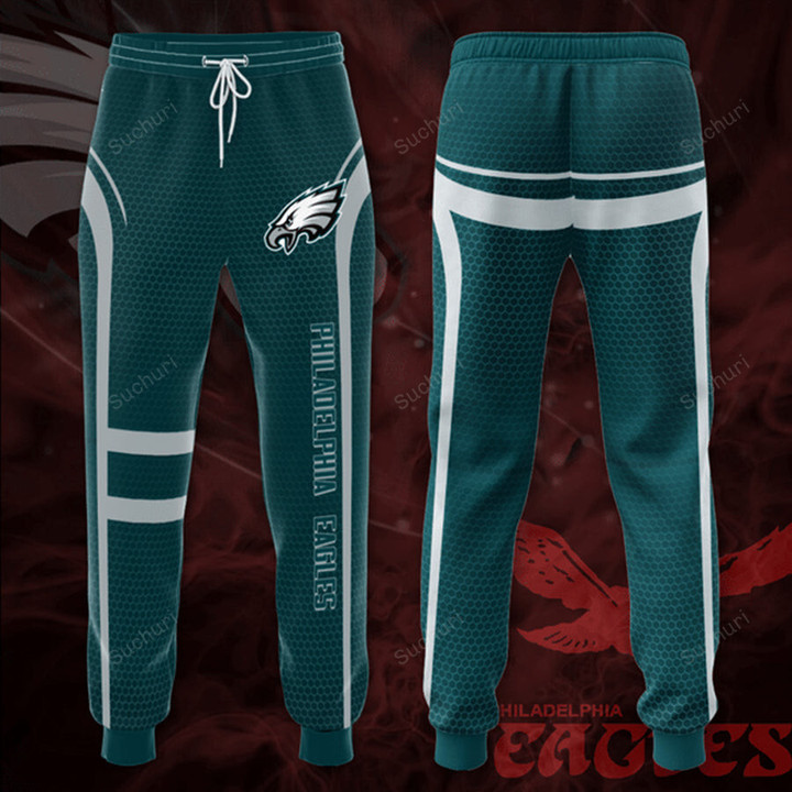 Philadelphia Eagles Football 3D Full Printing Sweatpants Sport Joggers 5102
