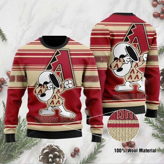 Arizona Diamondbacks Gift For Fan Ugly Wool Sweater Christmas V2