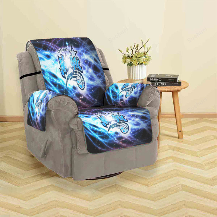 Orlando Magic Blue Purple Galaxy Sofa Protector Slip Cover