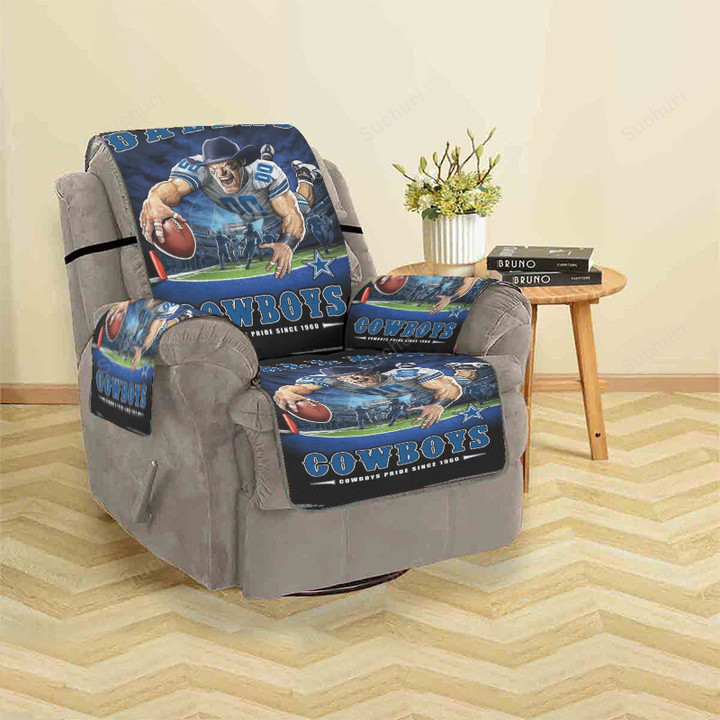 Dallas Cowboys Pride Since 1960 Sofa Protector Slip Cover