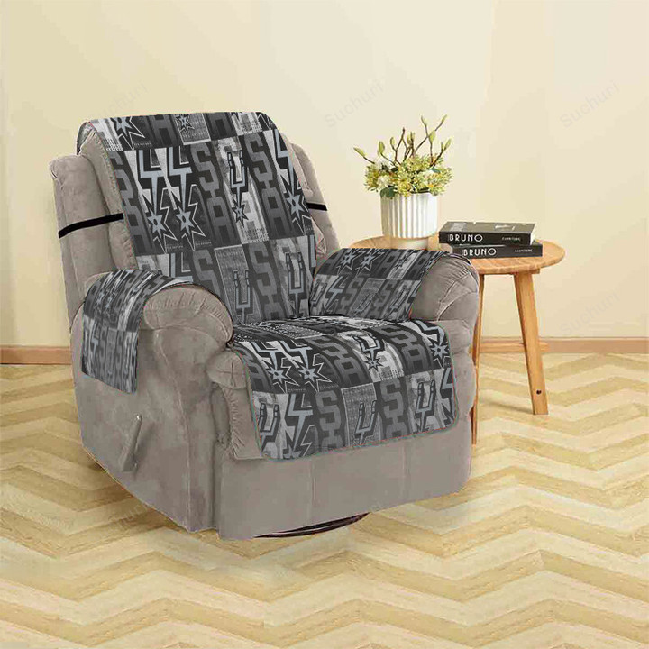 San Antonio Spurs 4 Sofa Protector Slip Cover