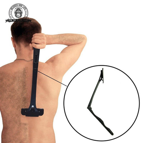 Safety Long Handle Folding Back Shaver Body Shaver Back Hair Trimmer Body Leg Back Razor Shaver Epilator Hair Removal Tool
