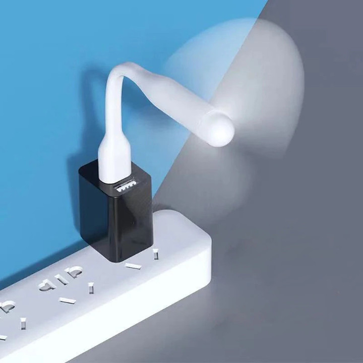 USB Cooling Fan Electronic Gadgets Ventilador Led USB Mini Ventilador Portable Flexible Cooler For Laptop Phone
