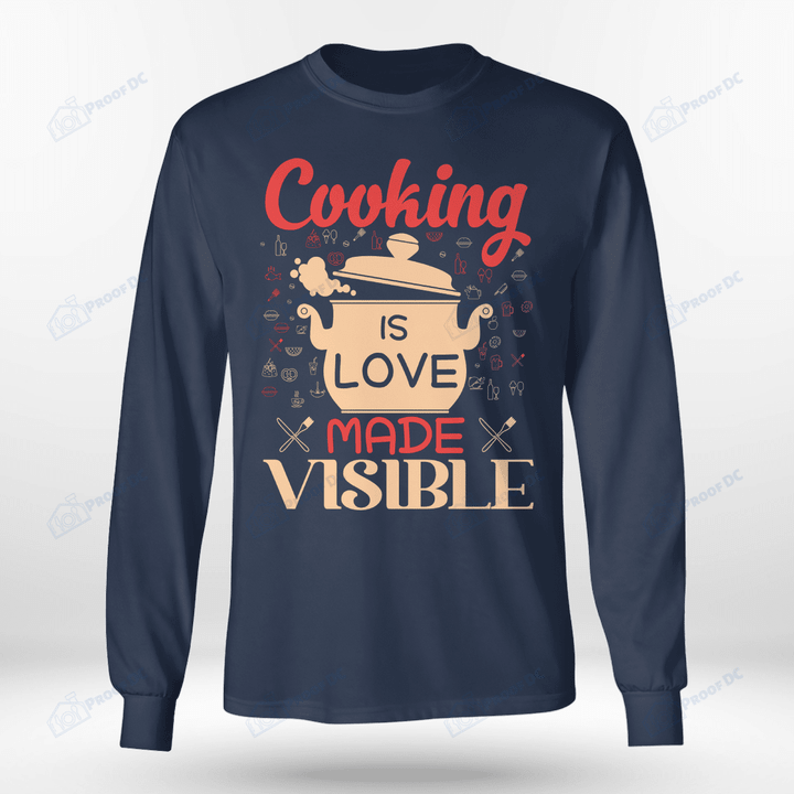 Cooking Is Love Chef Foodie Cute Birthday Shirts