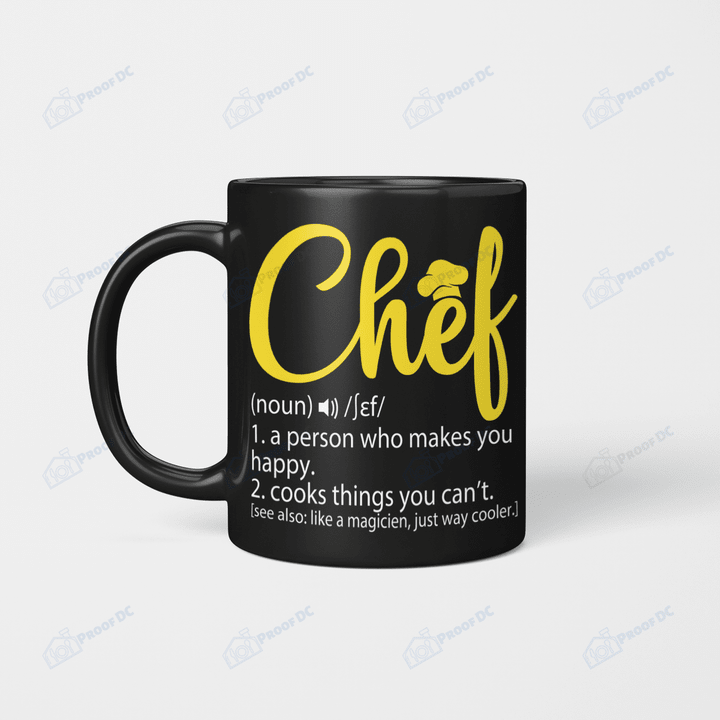 CHEF DEFINITION FUNNY COOK COOKING CHEFS MUG