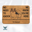 Pomeranian Door Mat