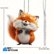 Cute Fox Car Backpack Pendant
