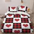 Love Symbol Red Pattern Cozy DressGift  Bedding Set
