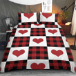 Love Symbol Red Pattern Cozy DressGift  Bedding Set