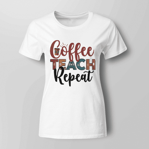 Coffee-Teach-Repeat-Gift-T-shirt