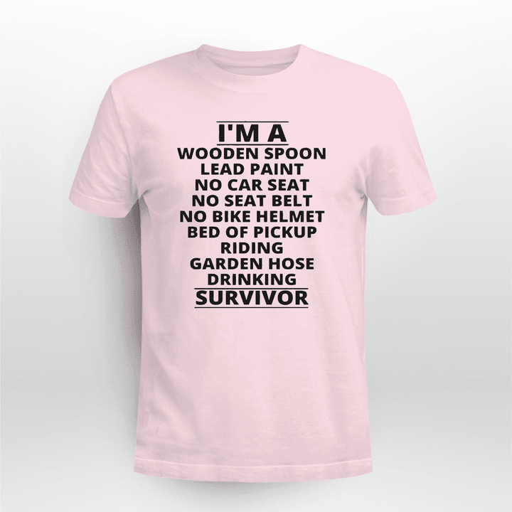 I'm-A-Wooden-Spoon-Survivor-Funny-Gift-T-shirt