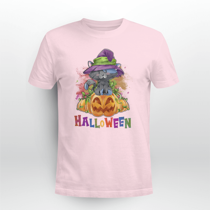 Halloween Scary Cat T-shirt