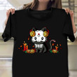 Cat Dia De Los Gatos Shirt Mischievous Cat Teeturtle Shirts Gift For Girlfriend