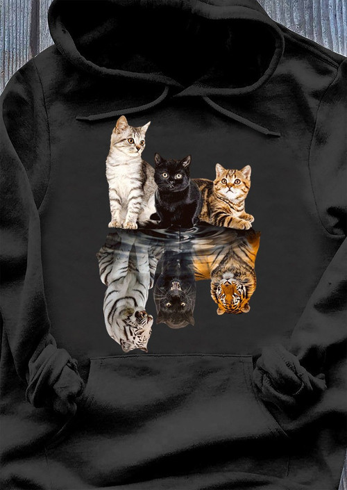 Cats Three Hoodie Cat Lover Cute Graphic Hoodie Best Gifts For Boyfriend