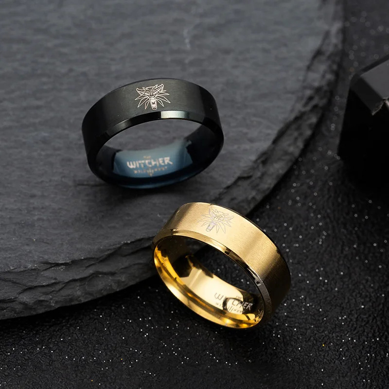 Wolf Head Pattern Ring | Wolf Stainless Steel Ring - Top Buy American