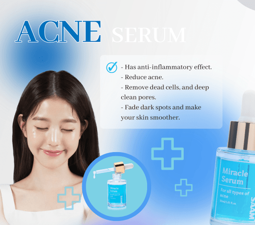 Special treatment serum: Nodule, Pimple, Blackhead, Acne Bruise, Inflammatory Acne | MIRACLE ACNE SERUM