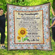 Granddaughter You Are My Sunshine, Good Night Baby Quilt Blanket Bedding Set