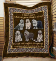 Personalized Old English Sheepdog 09 Quilt Bed Set Blanket Great For Bedroom Decor And Family Gifts