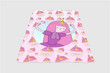 Princess Bubblegum Adventure Time Sherpa Fleece Blanket Gifts For Family, For Couple