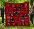 Arkansas State Red Wolves Collected Ncaa Quilt Blanket Bedding Set