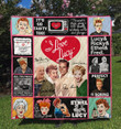 Personalized I Love Lucy Quilt Bedding Set Blanket , Ideal For Bedroom Decor And Family Gifts