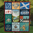 Scotland Quilt Blanket Bedding Set